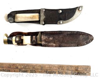 Two (2) Hunting Knives with Sheaths