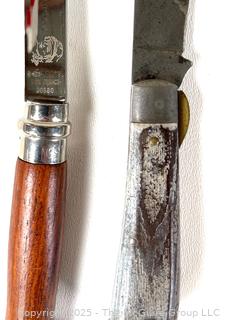 Five (5) Knives Including Pruning Knife