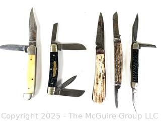 Five (5) Pocket Knives