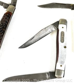 Nine (9) Pocket Knives