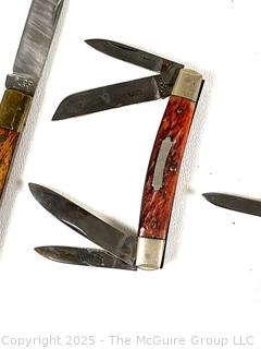 Nine (9) Pocket Knives