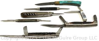 Eight (8) Pocket Knives