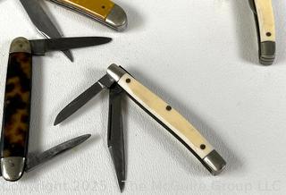 Nine (9) Pocket Knives