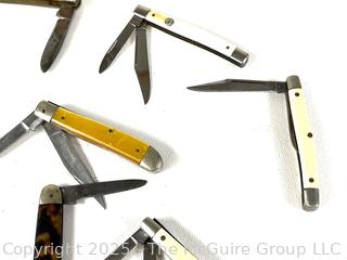 Nine (9) Pocket Knives