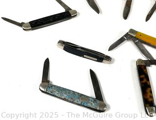 Nine (9) Pocket Knives