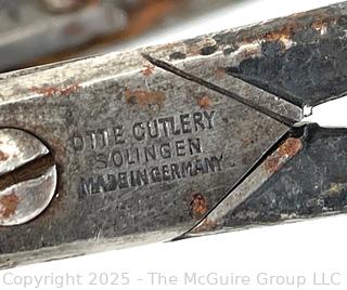 Grouping of Pocket Knives and Vintage German Shears 