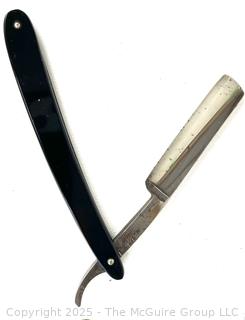 Five (5) Straight Edge Razors and Strope