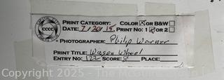 Photo Mounted on Foam Core. Taken by Phil Warner. Measures 12 x 16"