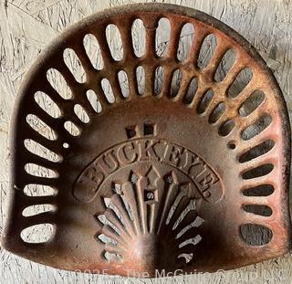 Cast Iron Tractor Seat Buckeye