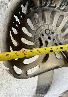Cast Iron Bradleys Syracuse NY Tractor Seat