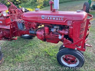 1949 IH Farmall Model C Tractor. This Model Built 1948-1953. 20HP