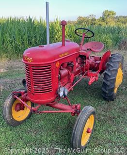1951 Massey Harris "Pony" Model Tractor. Manufactured by M-H in France and Sold in the US 1951-56. 12HP
