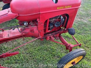 1951 Massey Harris "Pony" Model Tractor. Manufactured by M-H in France and Sold in the US 1951-56. 12HP