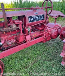1934 McCormick-Deering FARMALL Model F-12 Tractor w/ Steel Wheels. Built 1932-38. Available with Rubber Tires in 1934. 12HP 