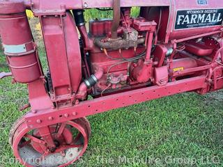 1934 McCormick-Deering FARMALL Model F-12 Tractor w/ Steel Wheels. Built 1932-38. Available with Rubber Tires in 1934. 12HP 