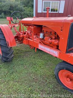 1936 ALLIS-CHALMERS Model WC, Manufactured From 1933-1948.  22HP  Knotable for Features Such as Its Two Clutch System, Independent PTO Operation and Power Shift Rear Wheels for Adjustable Tread Width. 