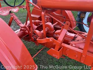 1936 ALLIS-CHALMERS Model WC, Manufactured From 1933-1948.  22HP  Knotable for Features Such as Its Two Clutch System, Independent PTO Operation and Power Shift Rear Wheels for Adjustable Tread Width. 