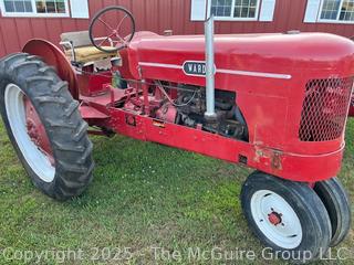 1949 WARDS Tractor.  Manufactured by The Custom Tractor Co. Shelbyville, Indiana. Chrysler 50 HP Engine. Sold by Montgomery Wards 1949-1952  