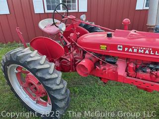 1953 IH McCormick FARMALL "H" - The Most Popular Tractor Model of All Time.  