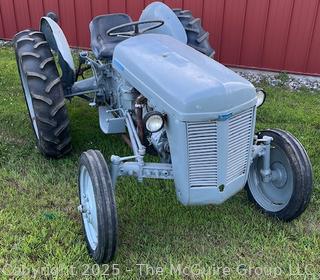 Circa 1950 MASSEY-FERGUSON Model TE20 Tractor Known as the "Little Grey Fergie" Known for its Versatility, Reliability and Longevity