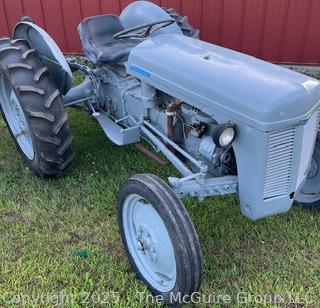 Circa 1950 MASSEY-FERGUSON Model TE20 Tractor Known as the "Little Grey Fergie" Known for its Versatility, Reliability and Longevity