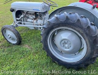 Circa 1950 MASSEY-FERGUSON Model TE20 Tractor Known as the "Little Grey Fergie" Known for its Versatility, Reliability and Longevity