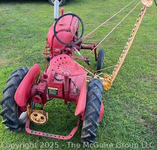 IH McCormick FARMALL Model CUB W/ Side Mounted Sickle Bar Mower 