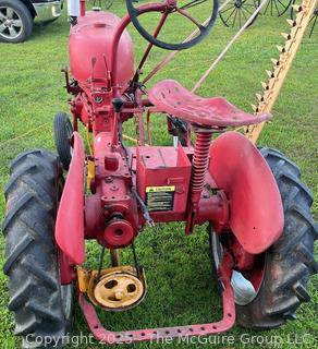 IH McCormick FARMALL Model CUB W/ Side Mounted Sickle Bar Mower 