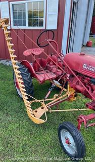 IH McCormick FARMALL Model CUB W/ Side Mounted Sickle Bar Mower 