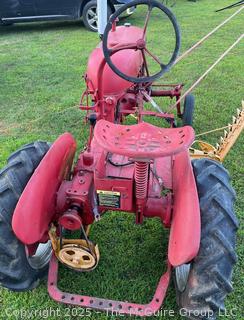 IH McCormick FARMALL Model CUB W/ Side Mounted Sickle Bar Mower 