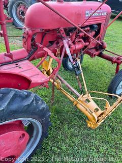 IH McCormick FARMALL Model CUB W/ Side Mounted Sickle Bar Mower 