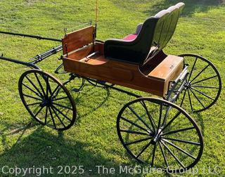 Horse-Drawn 2 Seat Carriage Buggy