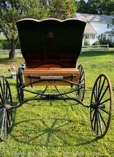 Horse-Drawn 2 Seat Carriage Buggy