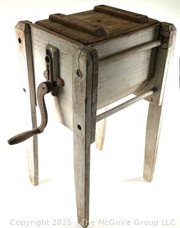 Blanchard Painted Standing Butter Churn
