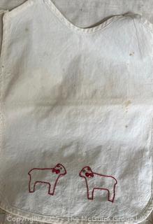 Grouping of Kitchen Ingredient Sacks Including Sugar and Flour and Kitchen Towels. See All Photos in the Gallery 