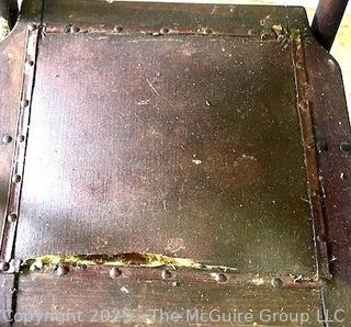 Late 19th C Wheelchair<br>

<br><br>

Removal Options:<br><br> Sat (Nov 8) & Sun (Nov 9) 11-3pm, 56 Scotch Hill Rd., Cambridge NY 12816<br><br>

Sat (Nov 15) 12-2pm, TMG Warehouse, 2800 Juniper St., Fairfax, VA 22031<br><br>

Request Shipping (david@themcguiregroupllc.com)