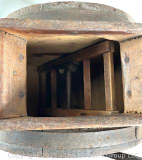 Antique Wooden Rotary Butter Churn