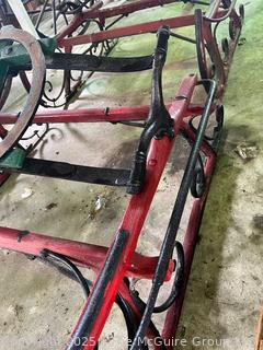 Horse Drawn Double Sled. Farm Implement 