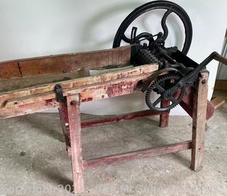 1870's Hand-Powered Stalk Cutting Machine