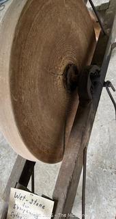 Circa 1880's Whetstone Wheel(s) Sharpening Stones