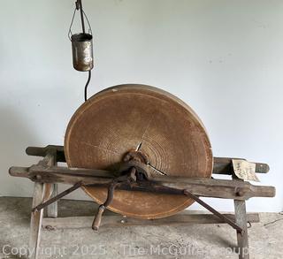Circa 1880's Whetstone Wheel(s) Sharpening Stones