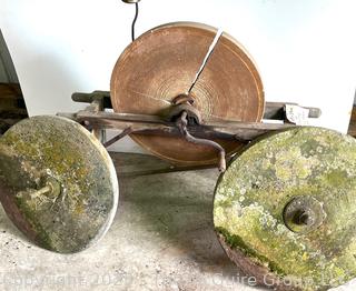 Circa 1880's Whetstone Wheel(s) Sharpening Stones