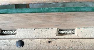 Antique Sears & Roebuck Double Hopper Wheelbarrow Grass Seeder