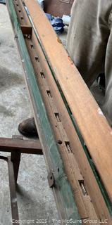 Antique Sears & Roebuck Double Hopper Wheelbarrow Grass Seeder