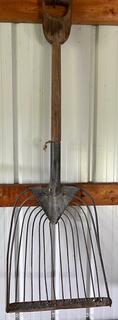 Late 18th C Wood Handled Potato Shovel