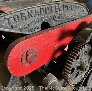 Circa 1880's Belt Driven Tornado Corn Ensilage Cutter Manufactured by W.R. Harrison & Co. of Massillon Ohio 