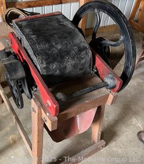 Circa 1880's Belt Driven Tornado Corn Ensilage Cutter Manufactured by W.R. Harrison & Co. of Massillon Ohio 