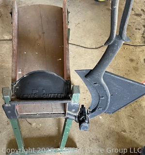 Corn Stalk Cutter for Making Silage. Montgomery Ward & Co. with BANNER Branding 