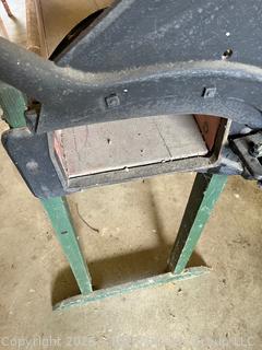 Corn Stalk Cutter for Making Silage. Montgomery Ward & Co. with BANNER Branding 