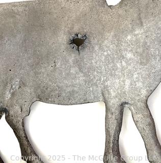 Antique Roof-Top Wind Vane w/ Dairy Theme